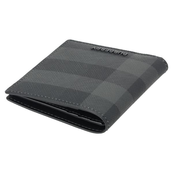 バーバリー カードケース チェック フォールディングカードケース グレー メンズ BURBERRY 8073276 A8800の画像