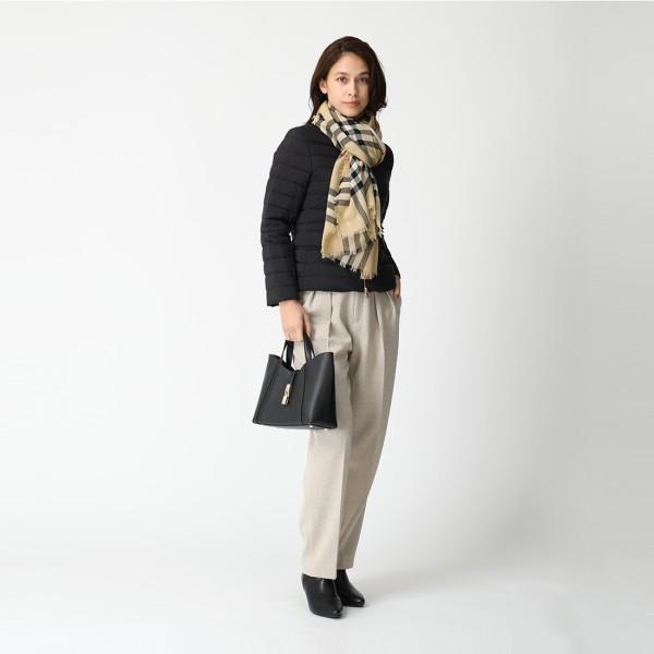 バーバリー ストール バーバリーチェック ベージュ ブラック レディース BURBERRY 8085069 A2021の画像