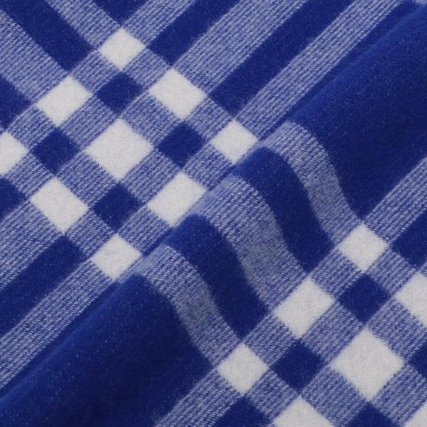 BURBERRY（バーバリー） マフラー フリンジ ブルー レディース