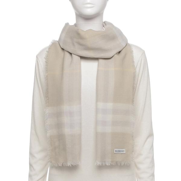 バーバリー スカーフ ジャイアントチェック ベージュ レディース BURBERRY 8110469 A1481の画像