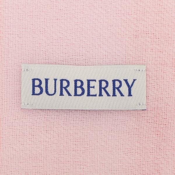 バーバリー ストール ワイドチェック ピンク レディース BURBERRY 8110474 A4709の画像