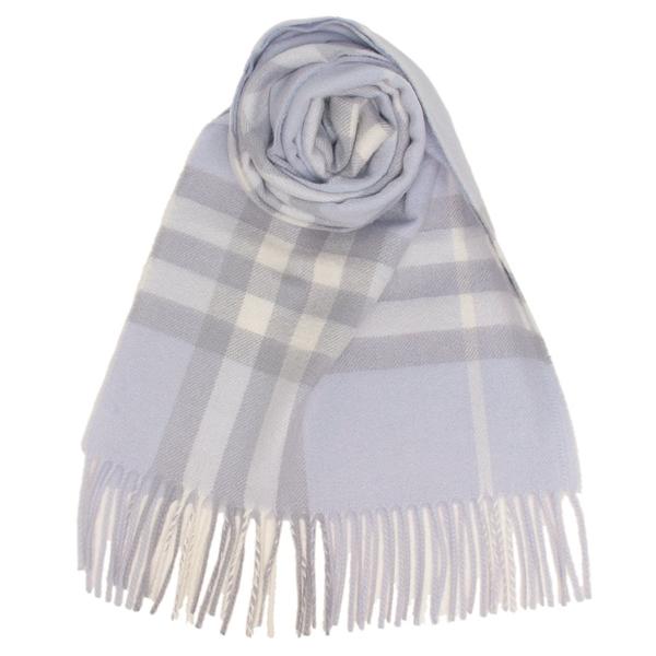BURBERRY（バーバリー） マフラー フリンジ バーバリーチェック グレー