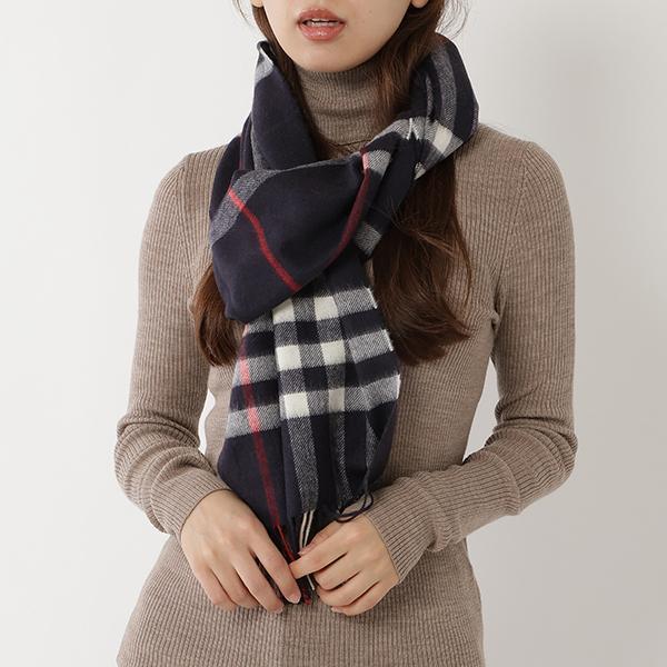Burberry ‼️ Burberry's 英国製　チェック柄マフラー BURBERRY（バーバリー） マフラー GIANT CHK CS チェック カシミア