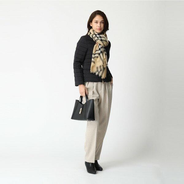 バーバリー ストール バーバリーチェック ベージュ ブラック レディース BURBERRY 8085069 A2021の画像