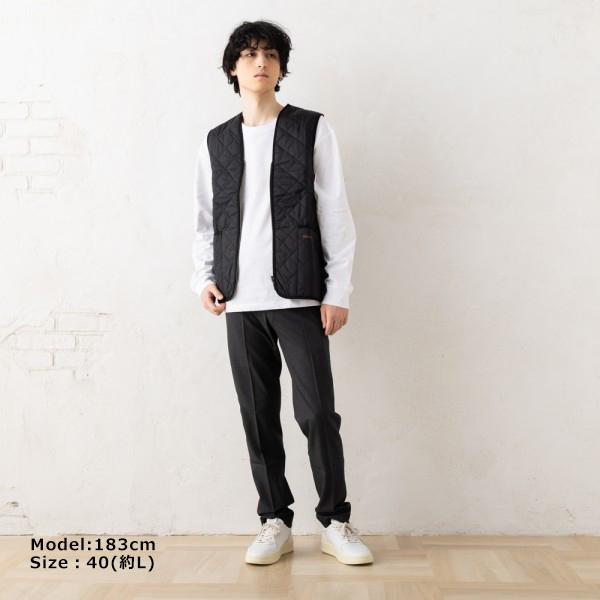 Barbour バブアー ベスト ブラック メンズ MLI0001 BK91 : AXES
