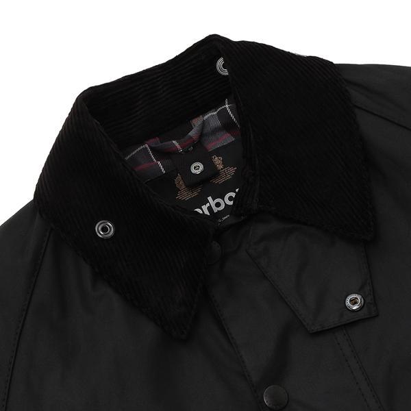 バブアー コート ブルゾン ビューフォート ワックスコーティングジャケット メンズ Barbour MWX0017 BK91 BEAUFORT WAX JACKET BLACK レギュラーフィットの画像