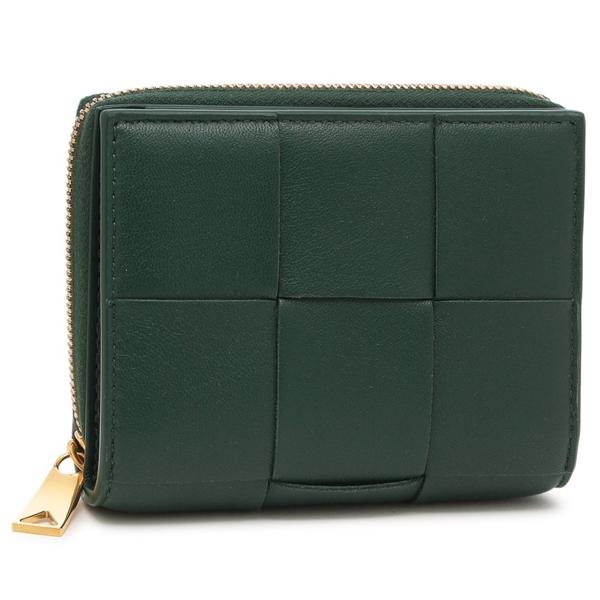 Y【新品同様】ボッテガヴェネタ マキシイントレチャート コンパクトウォレット BOTTEGAVENETA ボッテガヴェネタ マキシイントレチャート コンパクト