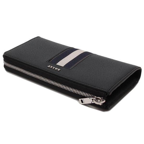 Bally バリー 長財布 ブラック ネイビー メンズ BALLY