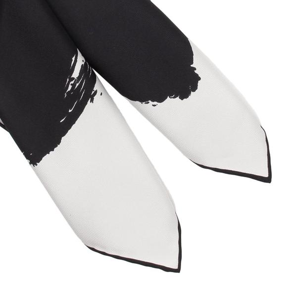 クリスチャンディオール スカーフ バンダナ ブラック ホワイト レディース Christian Dior 45MID090I616 900 Christian Dior（クリスチャン・ディオール） スカーフ バンダナ