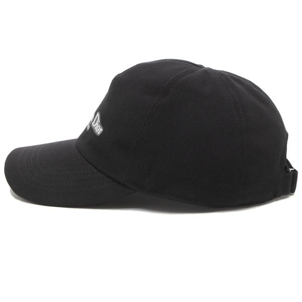 クリスチャンディオール 帽子 ブラック ホワイト メンズ Christian Dior 483C901K4511 980の画像