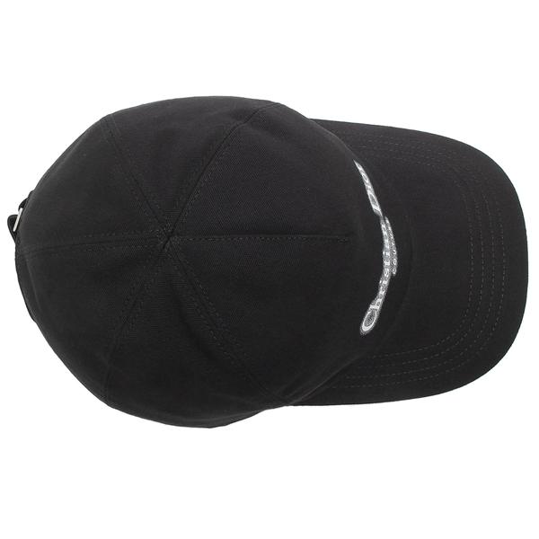 クリスチャンディオール 帽子 ブラック ホワイト メンズ Christian Dior 483C901K4511 980の画像