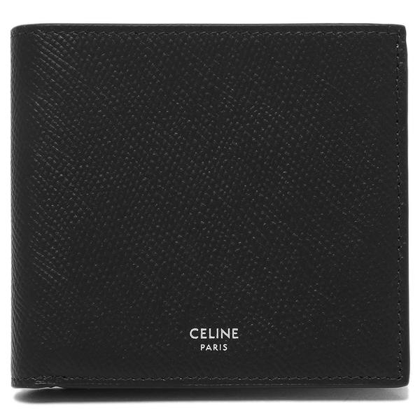 セリーヌ 二つ折り財布 バイフォールドウォレット ブラック メンズ CELINE 10B653BEN 38SIの画像