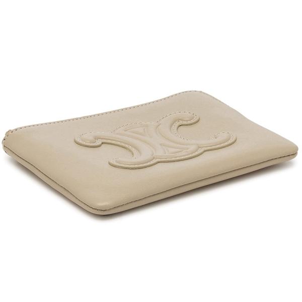 専用　CELINE ロゴ入りコインケース ベージュ CELINE ロゴ入りコインケース ベージュ