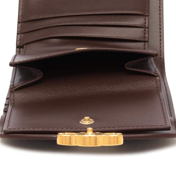 CELINE セリーヌ 三つ折り財布 トリオンフ ミニ財布 ブラウン CELINE セリーヌ 三つ折り財布 トリオンフ ミニ財布 ブラウン