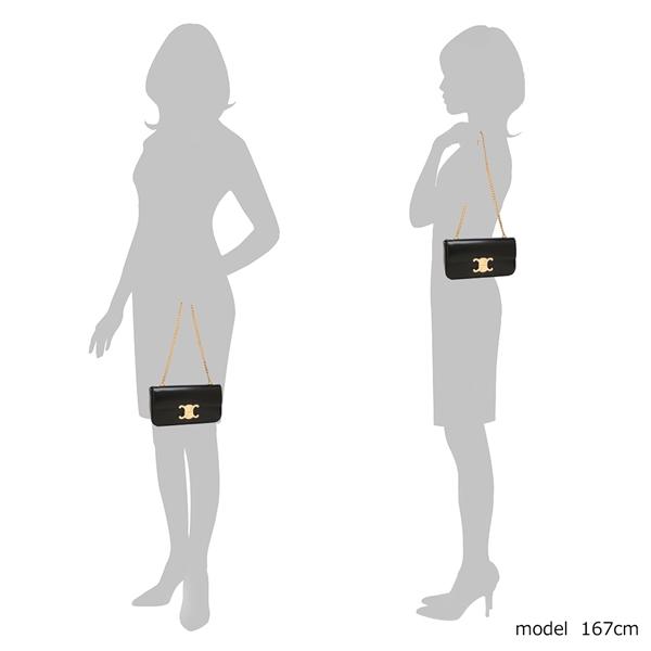 海外限定*CELINE*ストライプ＆トリオンフ ミニクロードバッグ 海外限定*CELINE*ストライプ＆トリオンフ ミニクロードバッグ