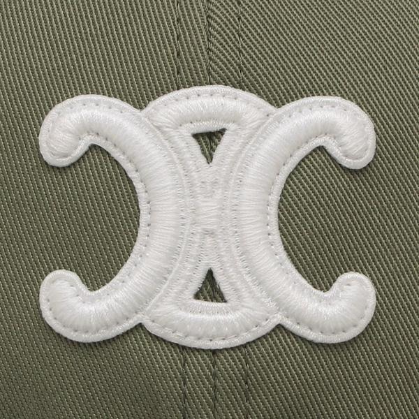 CELINE（セリーヌ） キャップ ベースボール トリオンフ カーキグリーン