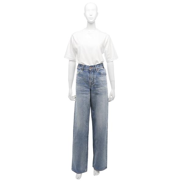 CELINE デニム ジーンズ パンツ 2N756206T CELINE セリーヌ パンツ デニム ジーンズ ブルー レディース