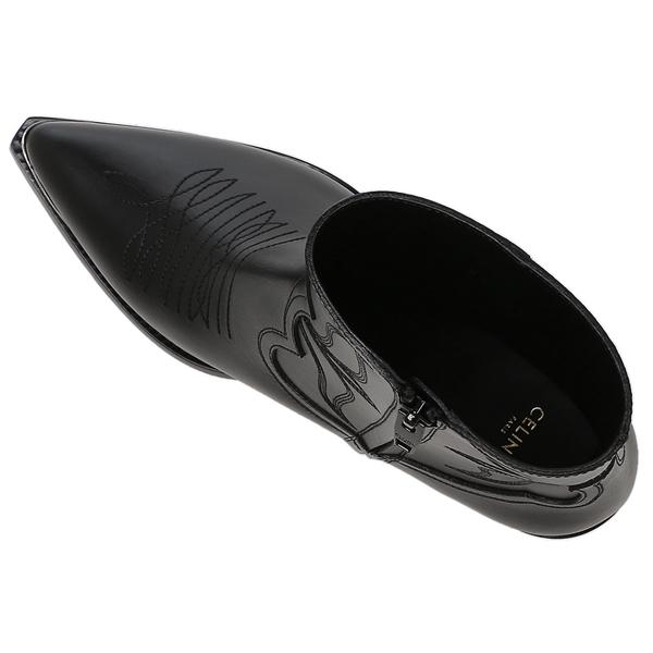 CELINE（セリーヌ） ブーツ レオン ジップドブーツ メタルトゥ