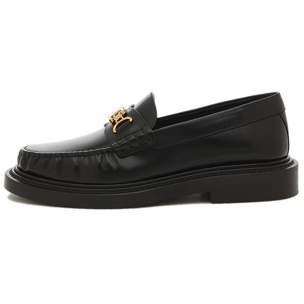 CELINE ブラック　トリオンフ ローファー 36 中古・古着通販】CELINE (セリーヌ) ルコ トリオンフ ローファー