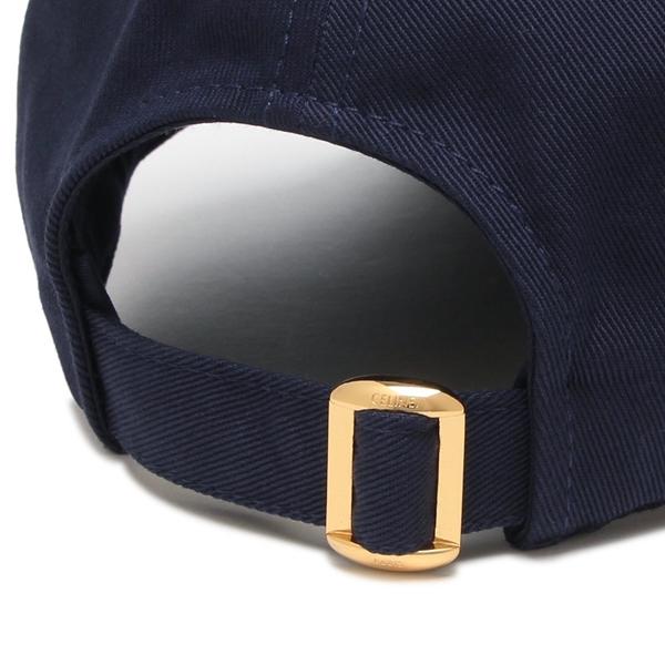 celine ベースボールキャップ　ネイビー　正規品 CELINE セリーヌ キャップ ベースボール トリオンフ ギャバジン
