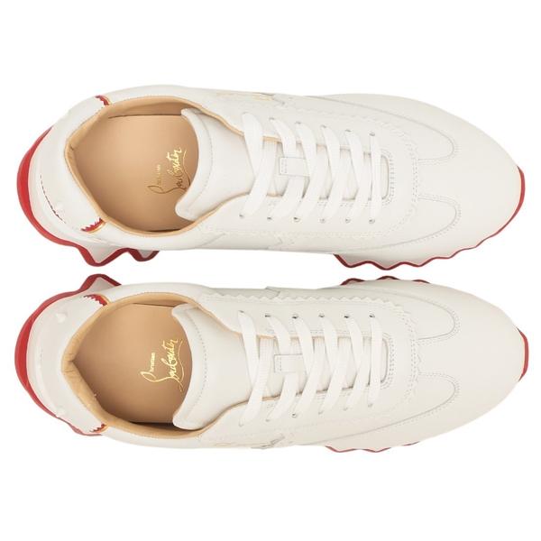 【希少・美品】クリスチャンルブタン ルビシャーク スニーカー ホワイト 25.5 Loubishark (MEN) ホワイト カーフレザー - Shoes - Men - Christian