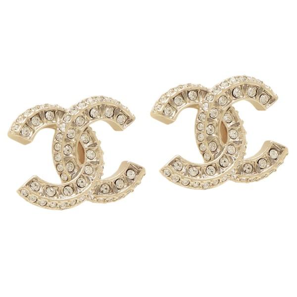 【ゴールドのお花×ロゴ◇】華やかに魅了UP！CHANEL ピアス シャネル CHANEL ピアス ココマーク CCマーク ゴールド