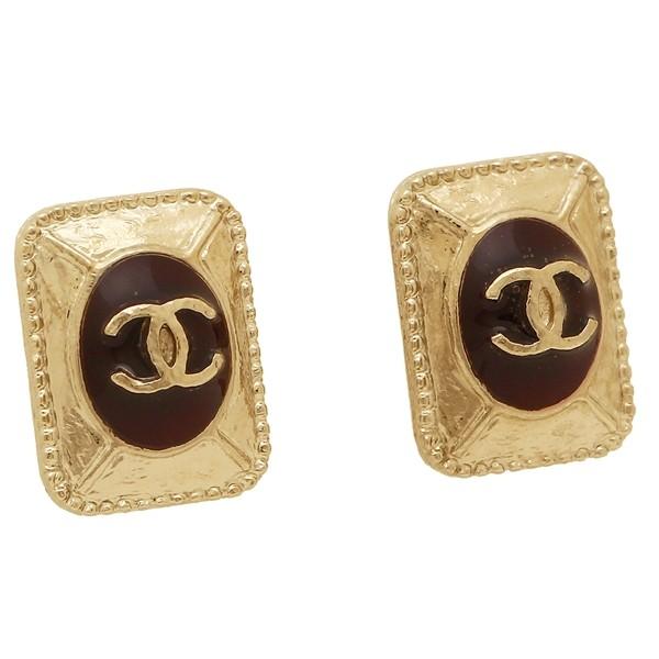 シャネル ピアス アクセサリー レディース CHANEL A96661 Y50402 Z2715 ボルドー ゴールド