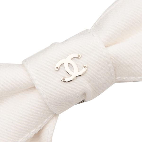 CHANEL（シャネル） バレッタ ボウバレッタ デニム リボンモチーフ CC