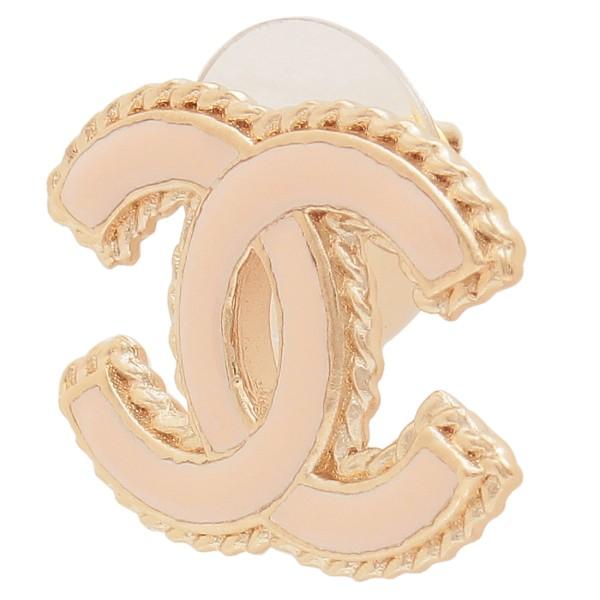 CHANEL シャネル ピアス ココマーク CCマーク ゴールド ピンク CHANEL シャネル ピアス ココマーク CCマーク ゴールド ピンク