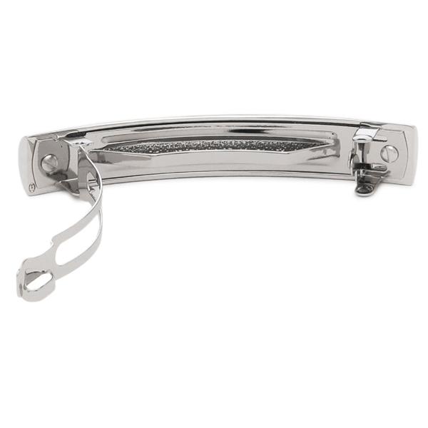 シャネル ヘアクリップ バレッタ シルバー ホワイト レディース CHANEL ABE833 B19198 NACVCの画像