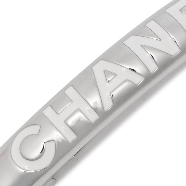 CHANEL（シャネル） ヘアクリップ バレッタ シルバー ホワイト
