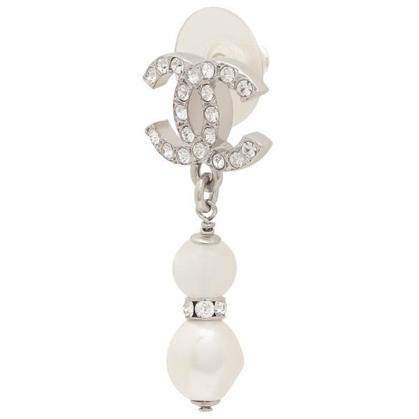CHANEL CCロゴ シルバーピアス 片耳用 CHANEL シャネル ピアス ココマーク CCロゴ シルバー レディース