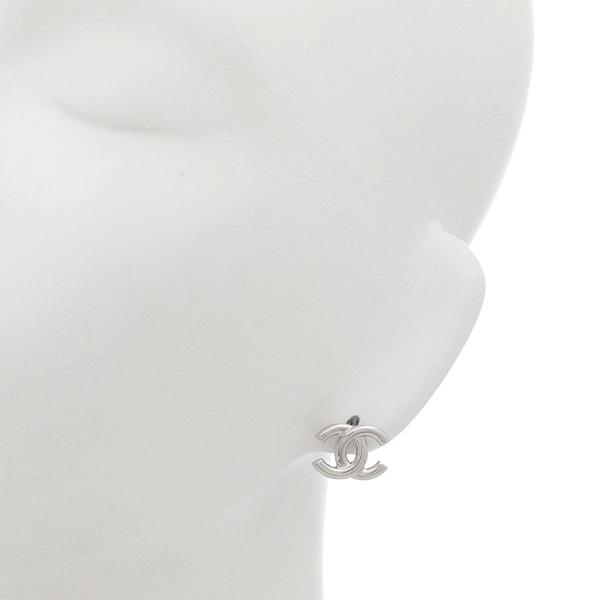 【美品】CHANEL　シャネル　ピアス　片耳　ココマーク　スター　シルバー シャネルスターピアス ココマーク 20年モデル シルバー金具