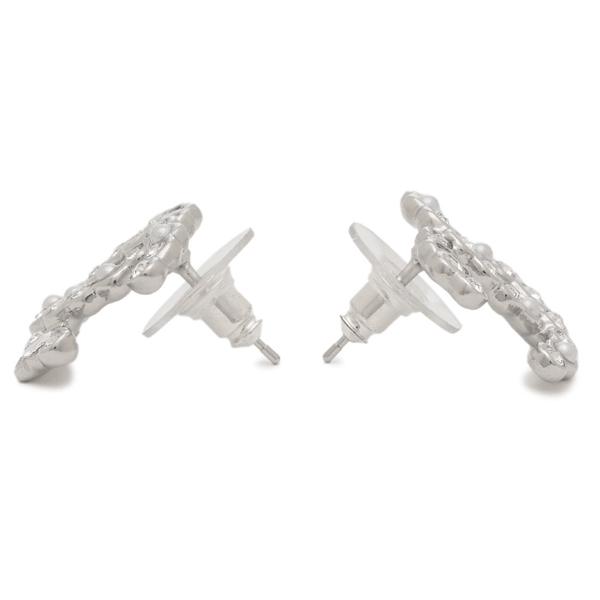 CHANEL シャネル ピアス ココマーク CCマーク スタッズ シルバー