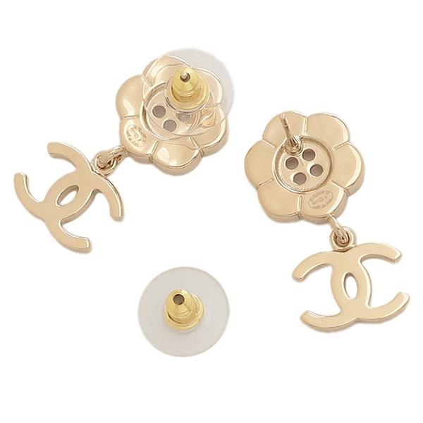 シャネル ピアス 花 フラワー CCマーク ココマーク ゴールド レディース CHANEL ABG545 B22362 U4453の画像
