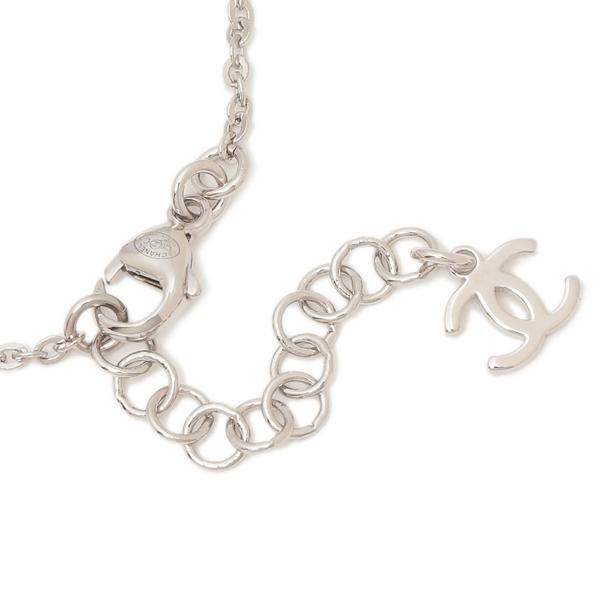 シャネル ブレスレット フラワーモチーフ 花 CCマーク ココマーク シルバー ブラック レディース CHANEL ABG891 B22986 U6097の画像