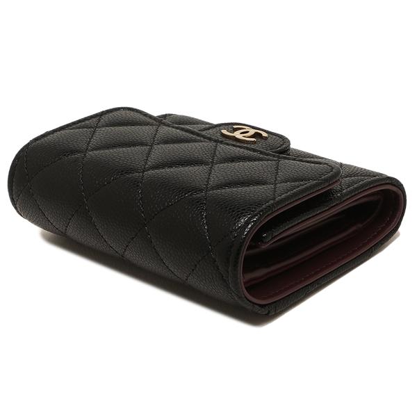 CHANEL シャネル 三つ折り財布 マトラッセ コンパクトウォレット