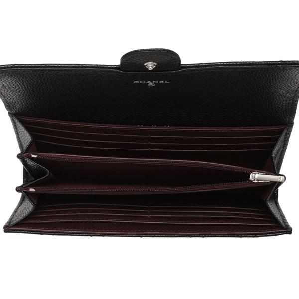 CHANEL（シャネル） 長財布 マトラッセ ココマーク シルバー金具