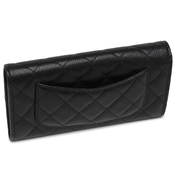 CHANEL（シャネル） 長財布 マトラッセ ココマーク シルバー金具