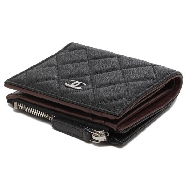 CHANEL シャネル 二つ折り財布 クラシックスモールウォレット 