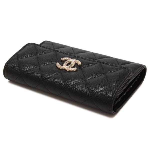 CHANEL シャネル 三つ折り財布 マトラッセ ミディアムウォレット CHANEL シャネル 三つ折り財布 マトラッセ ミディアムウォレット