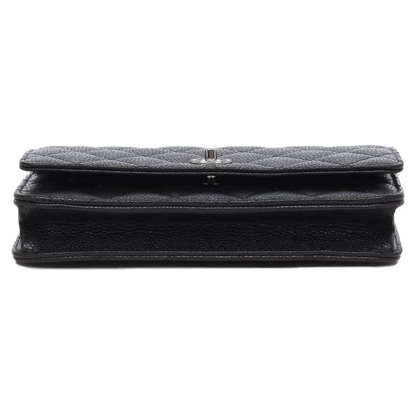 m.! シャネルCHANELココマーク長財布 黒 新品チェーン付属品付 CHANEL 本物保証 箱付 シャネル ココマーク ロゴ ラウンド
