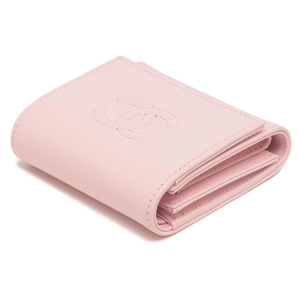ピーチティアラです！CHANEL☆財布 NEW Chanel Wallet on Chain Iridescent Mirror Goatskin Silver Fuchsia C