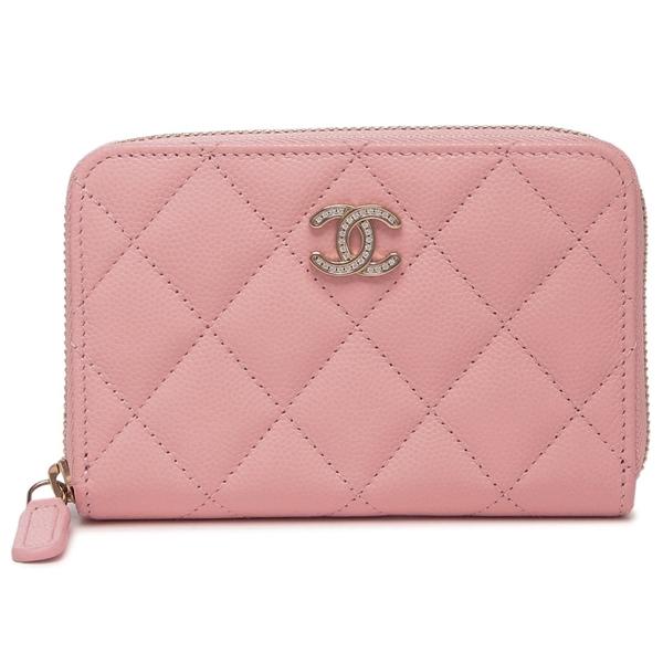 シャネル 小銭入れ コインケース マトラッセ ココマーク CCマーク ピンク レディース CHANEL AP4817 B21476 U2360の画像