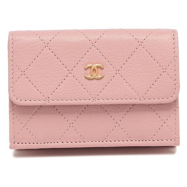 CHANEL（シャネル） 三つ折り財布 マトラッセ キルティング ミニ財布