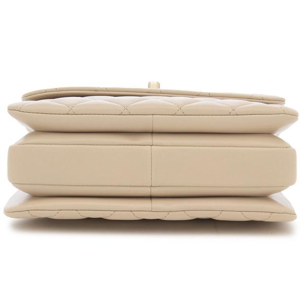 【確実正規品】CHANEL マトラッセショルダーバッグ シャネル ハンドバッグ ショルダーバッグ マトラッセ CCロゴ ベージュ