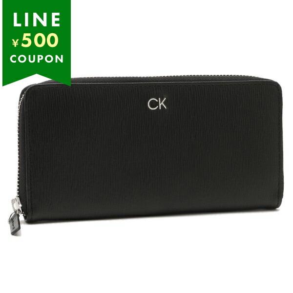 ck Calvin Klein カルバンクライン 長財布 ラウンドファスナー 