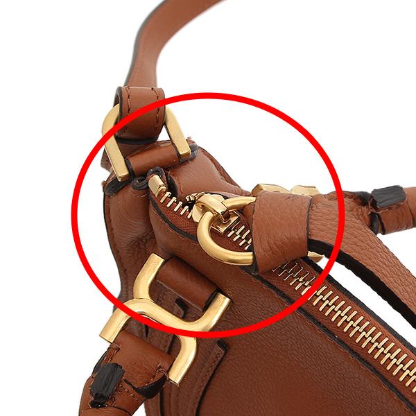 未使用タグ付/クロエ　ショルダーバッグ　マーシー　2way ブラウン　レザー Chloe（クロエ） 【訳ありアウトレット】クロエ ハンドバッグ