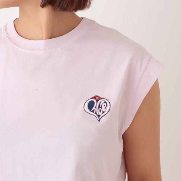 CHLOE Tシャツ CHC21UJH37183 6G0 半袖カットソー オーガニック Chloe クロエ トップス Tシャツ ピンク レディース CHLOE