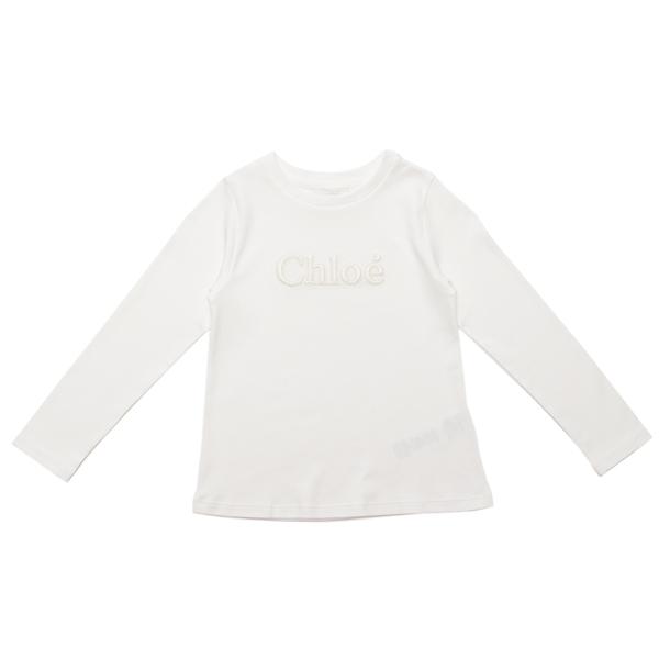 クロエ Tシャツ・カットソー キッズ ホワイト ガールズ CHLOE C15E26 117｜axes｜05